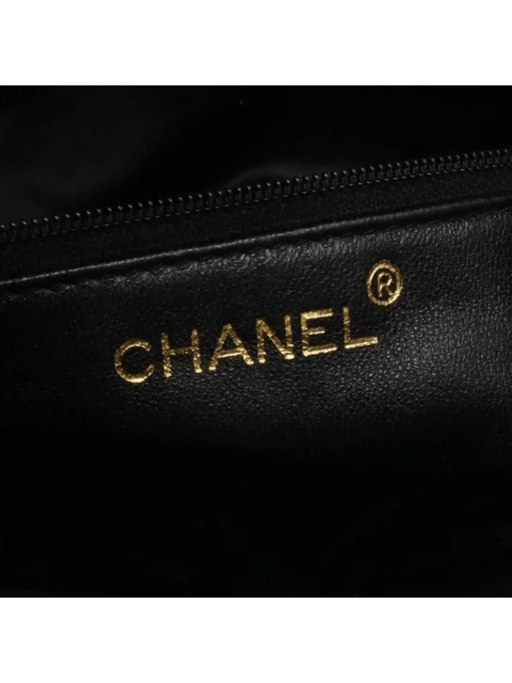 Chanel Shoulder Bag Quilted Black Lambskin